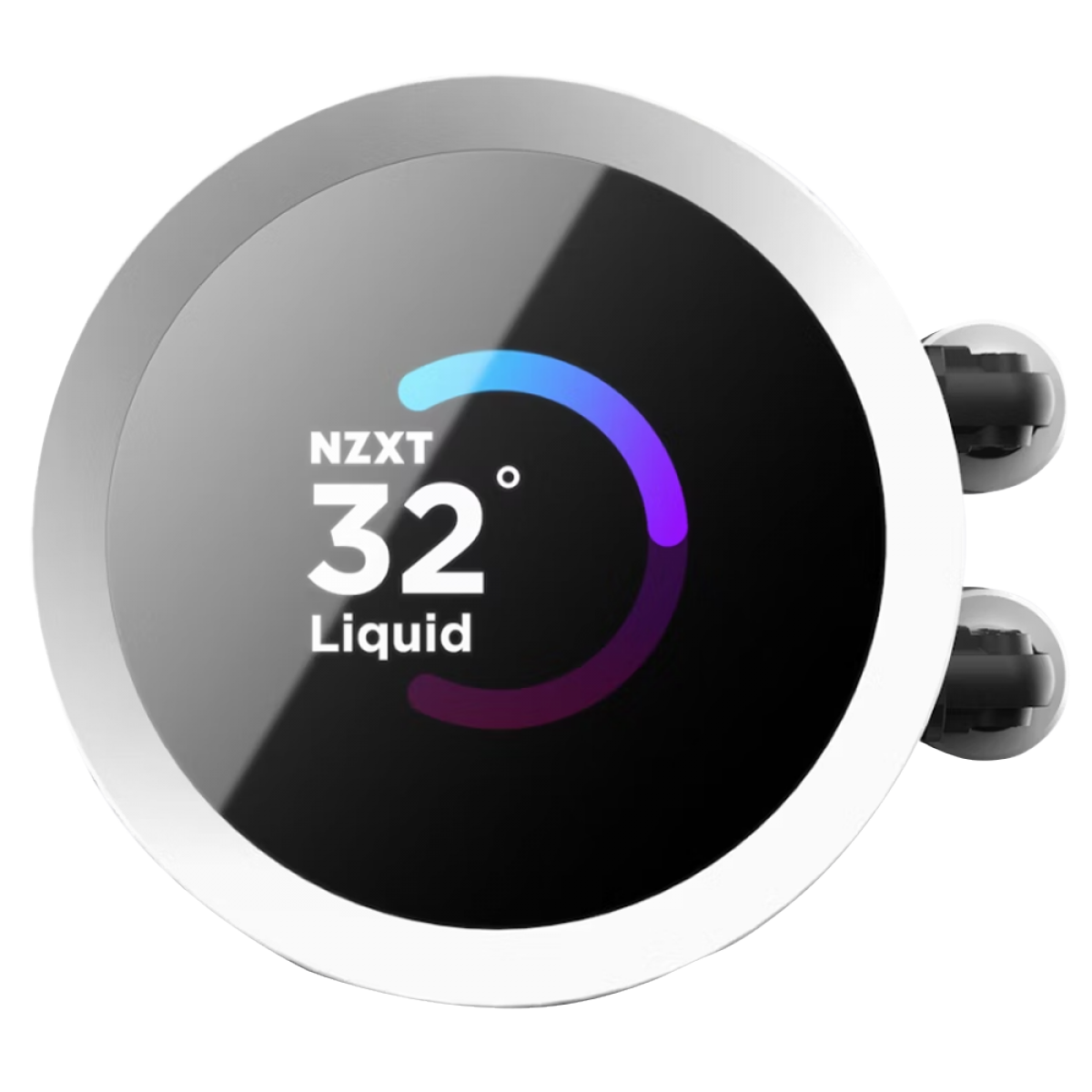 Water Cooler NZXT Kraken, 280mm, RGB, AIO LCD Display, Intel-AMD, White, RL-KR280-W1