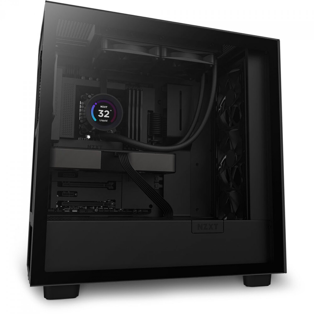 Water Cooler NZXT Kraken Elite, 240mm, AIO LCD Display, Intel-AMD, Black, RL-KN24E-B1
