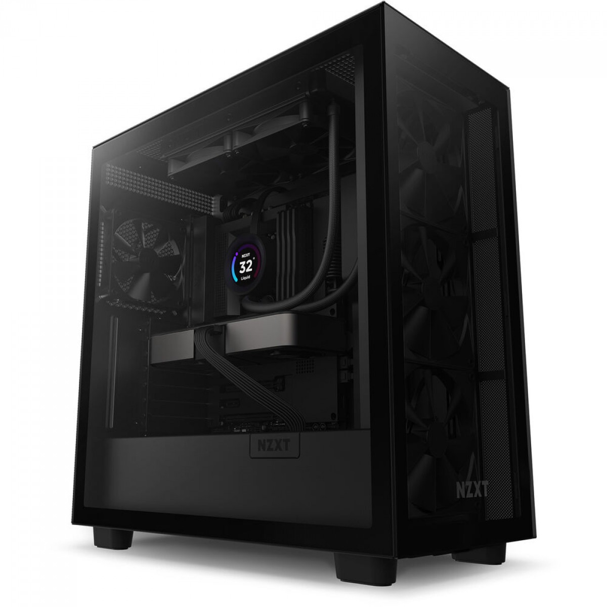 Water Cooler NZXT Kraken Elite, 240mm, AIO LCD Display, Intel-AMD, Black, RL-KN24E-B1