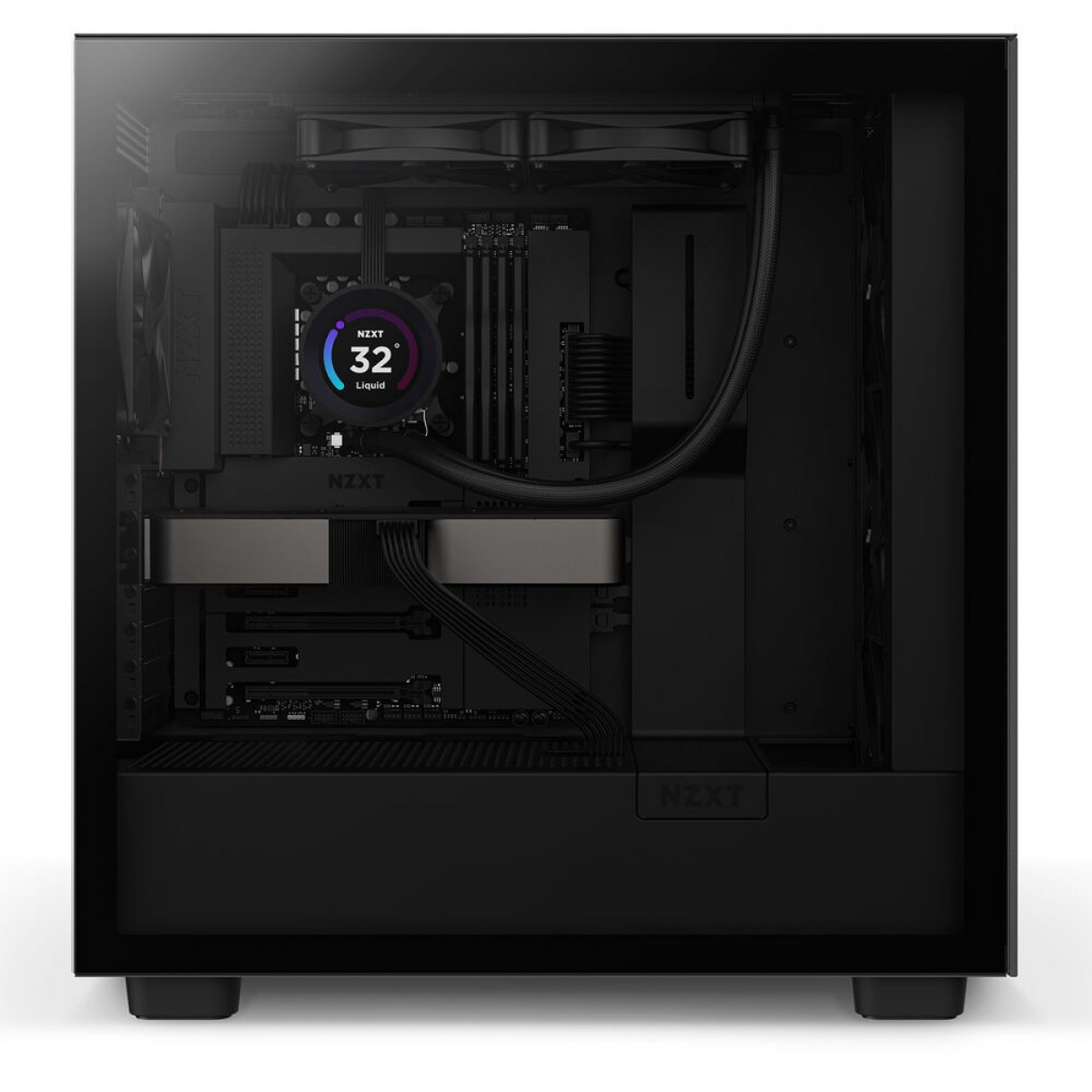 Water Cooler NZXT Kraken Elite, 240mm, AIO LCD Display, Intel-AMD, Black, RL-KN24E-B1