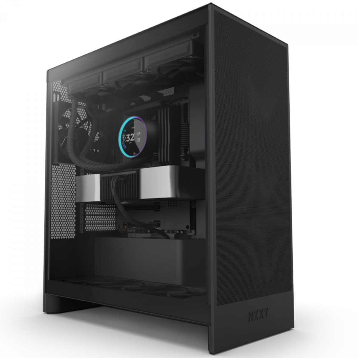 Water Cooler NZXT Kraken Elite 360, 360mm, Display LCD, Intel/AMD, Preto, RL-KN36E-B2