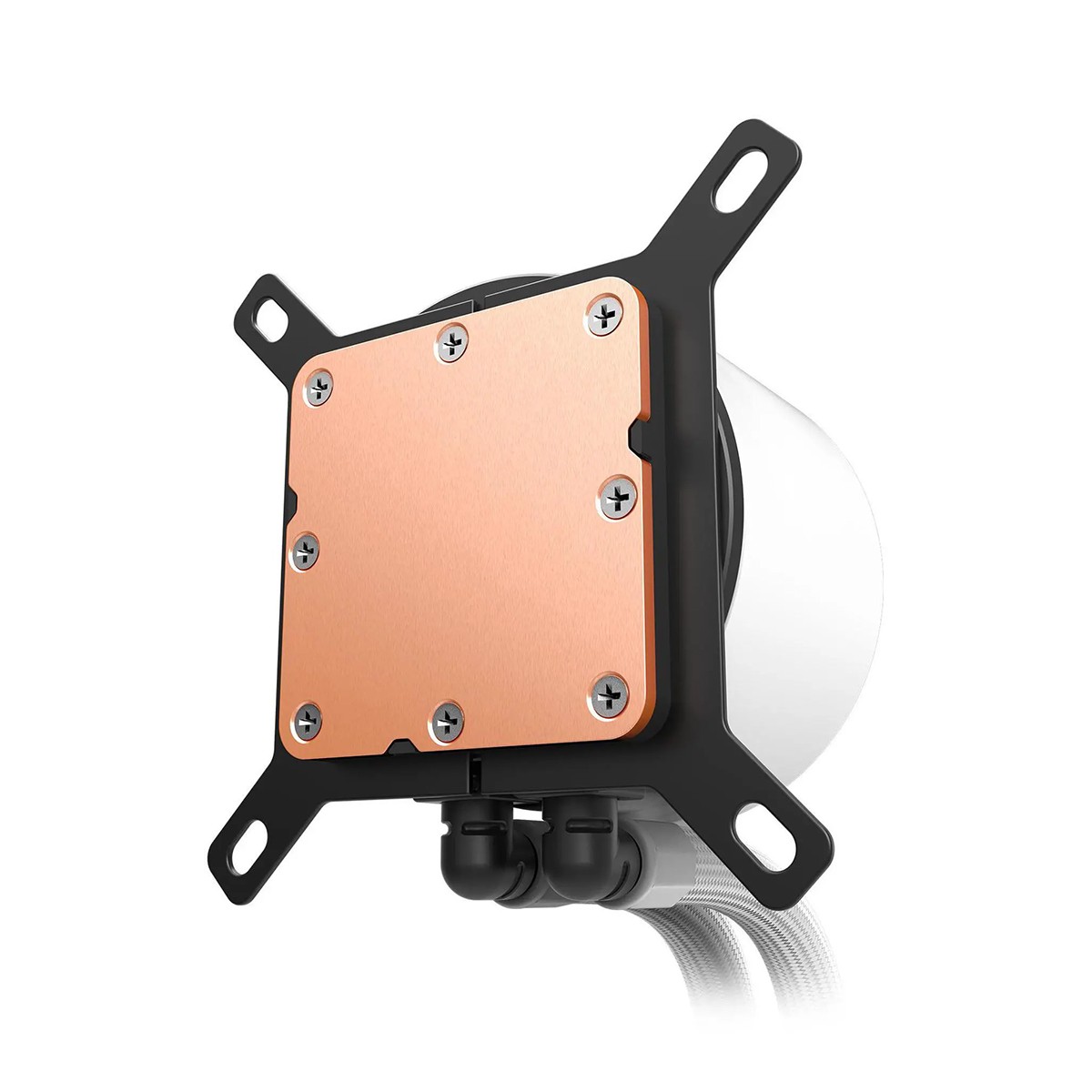 Water Cooler NZXT Kraken Plus 240 RGB, 240mm, Com Display LCD, Intel-AMD, Branco, RL-KR240-W2