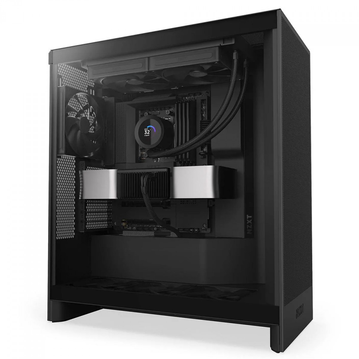Water Cooler NZXT Kraken Plus 360, 360mm, Com Display LCD, INTEL/AMD, Preto, RL-KN360-B2