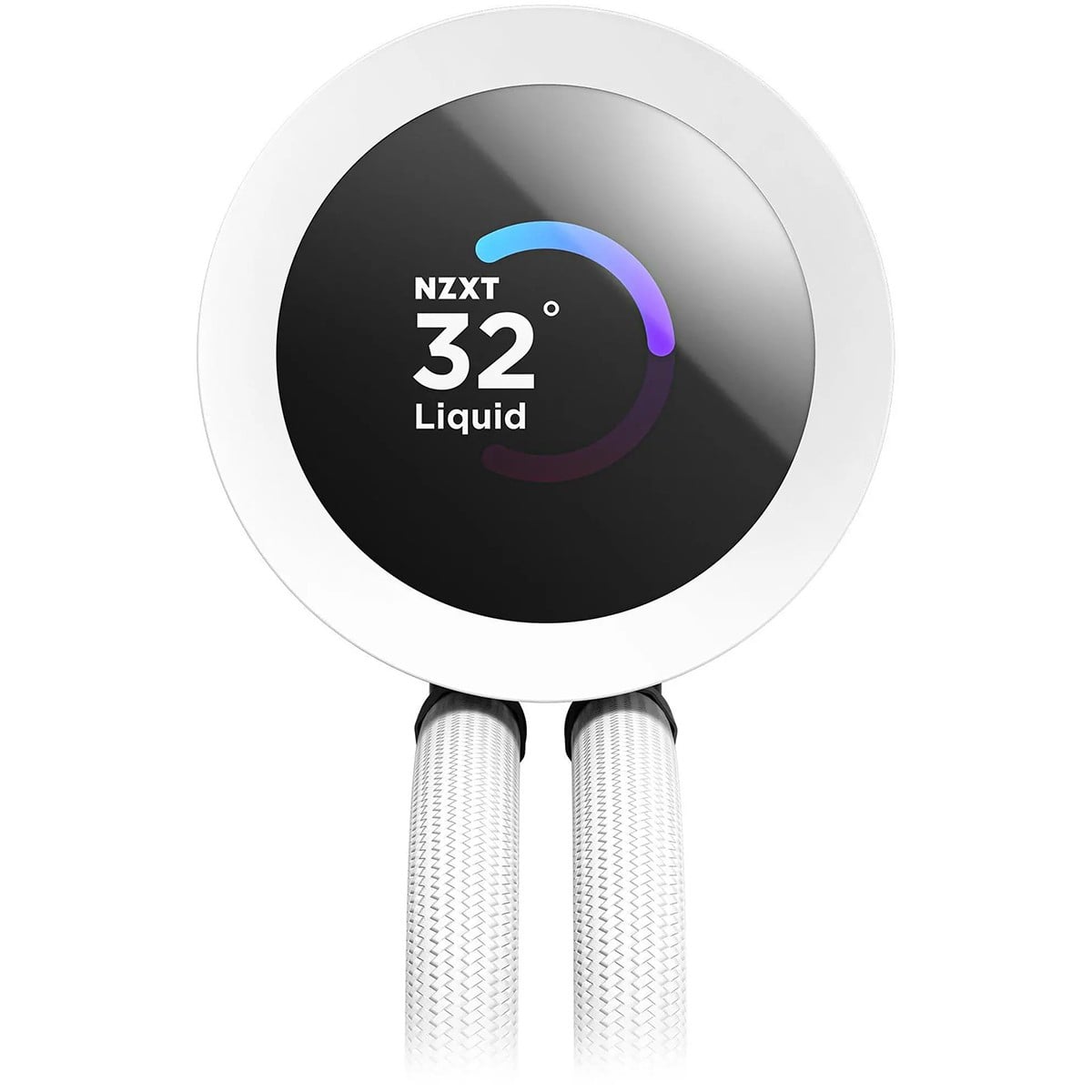 Water Cooler NZXT Kraken Plus 360 RGB, 360mm, Com Display LCD, Intel-AMD, Branco, RL-KR360-W2