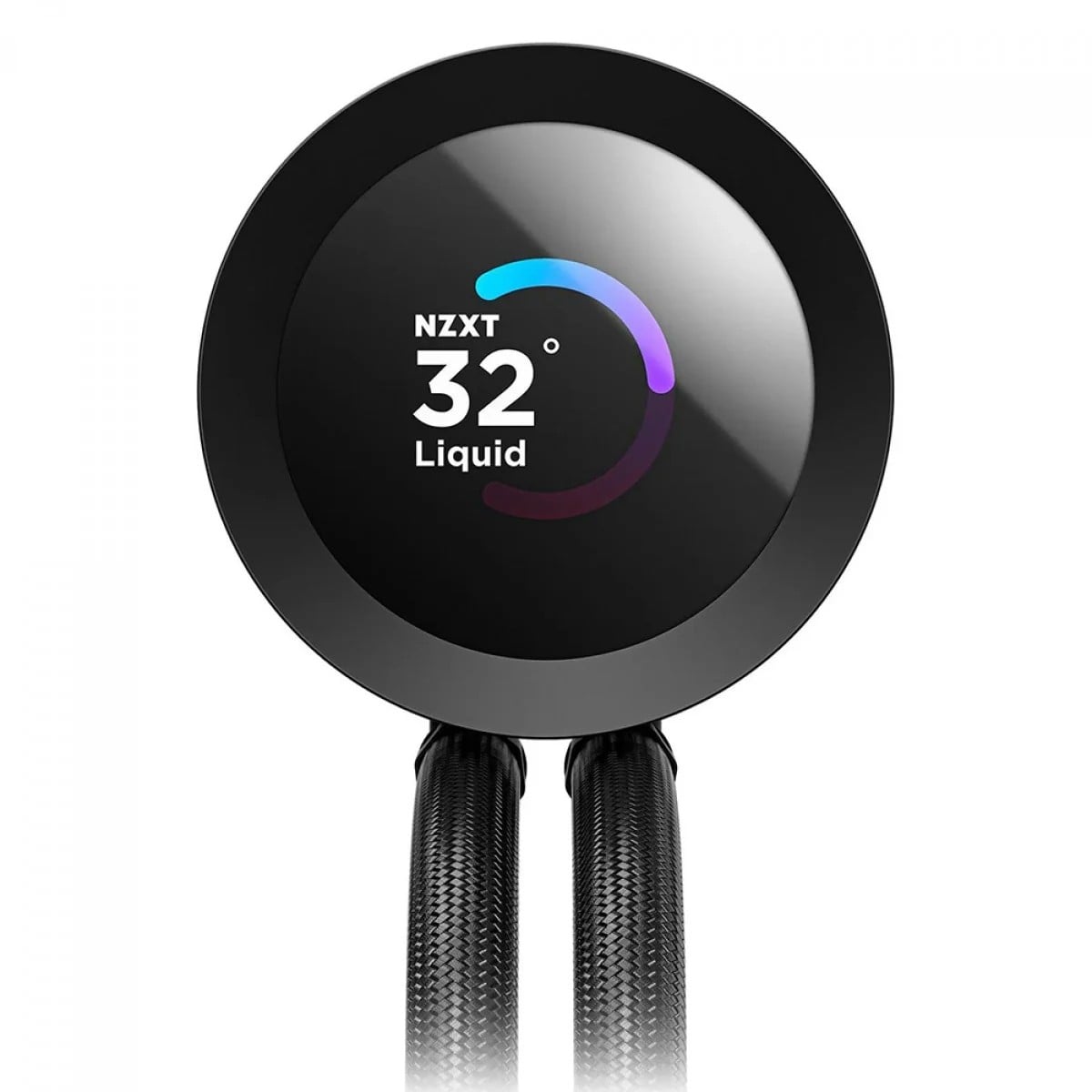 Water Cooler NZXT Kraken Plus 360 RGB, 360mm, Com Display LCD, Intel-AMD, Preto, RL-KR360-B2