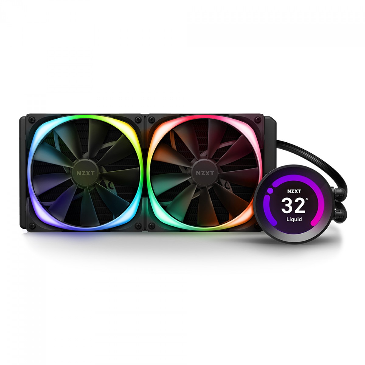 Water Cooler NZXT Kraken Z63 RGB, 280mm, Black, Intel-AMD, RL-KRZ63-R1