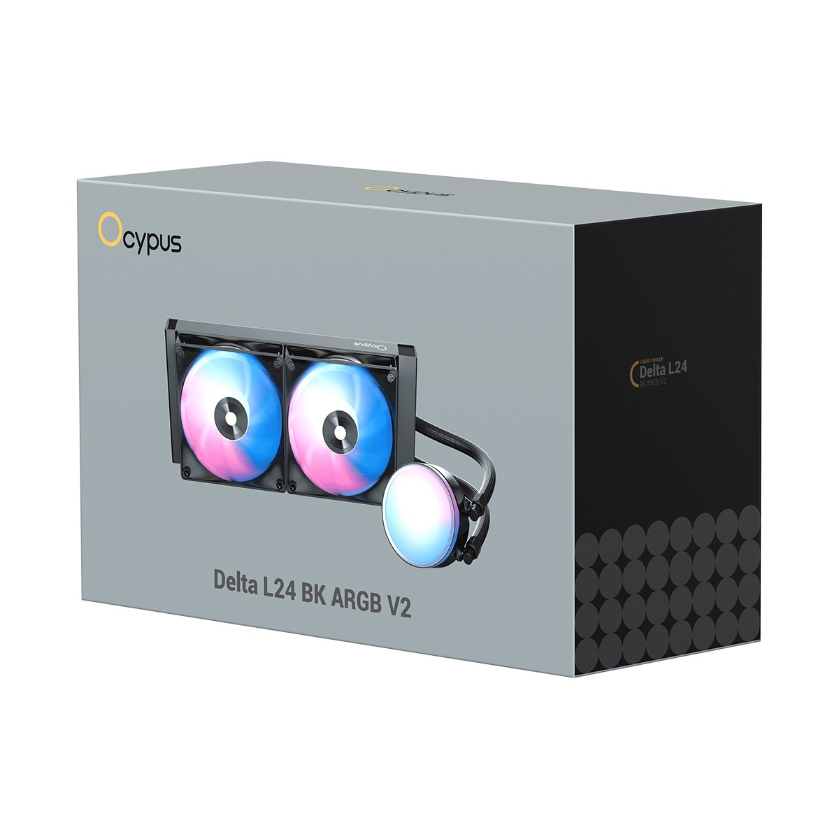 Water Cooler Ocypus Delta L24 V2, ARGB, 240mm, Intel-AMD, PWM, Preto