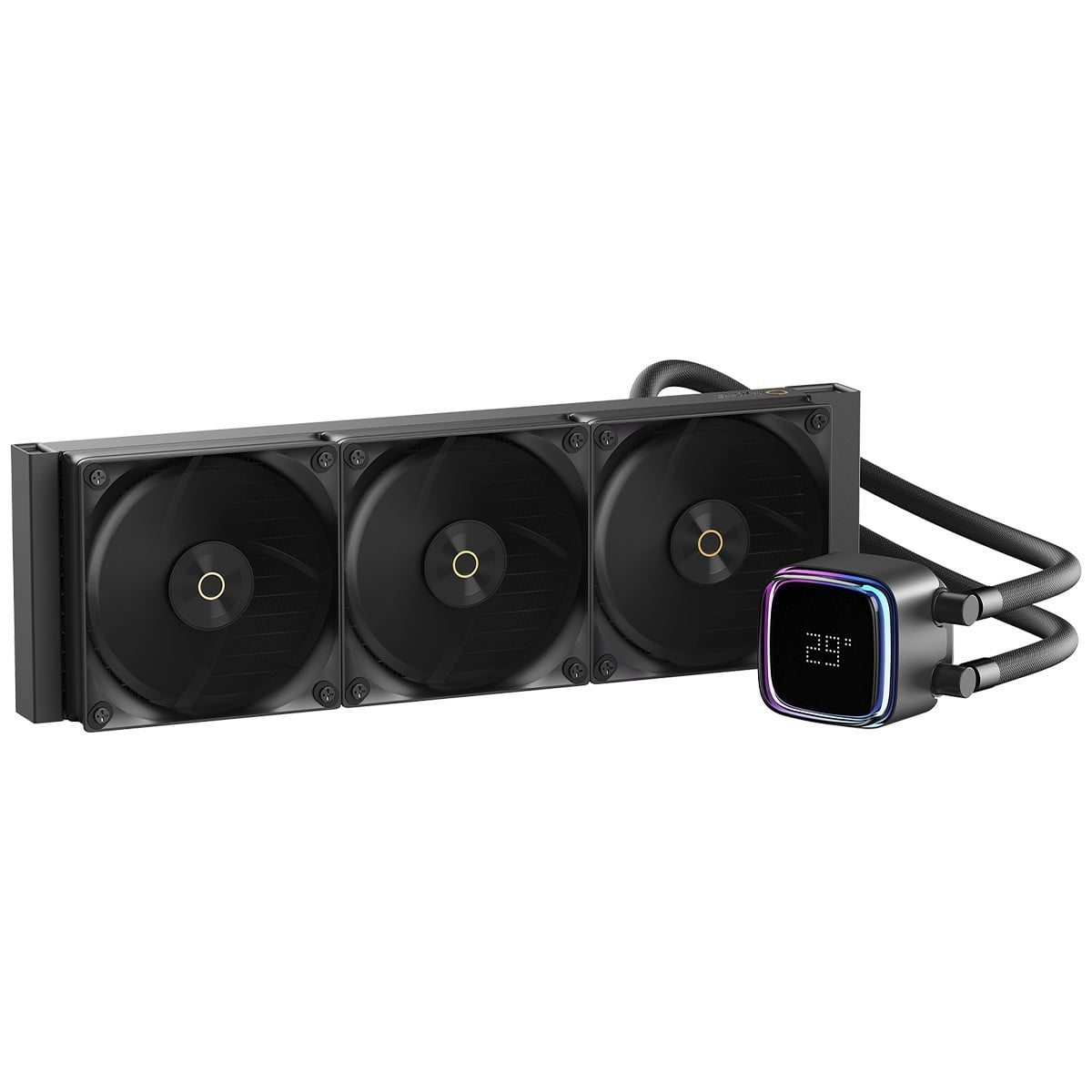 Water Cooler Ocypus Iota L36, 360mm, Com Display Digital, Intel-AMD, Preto
