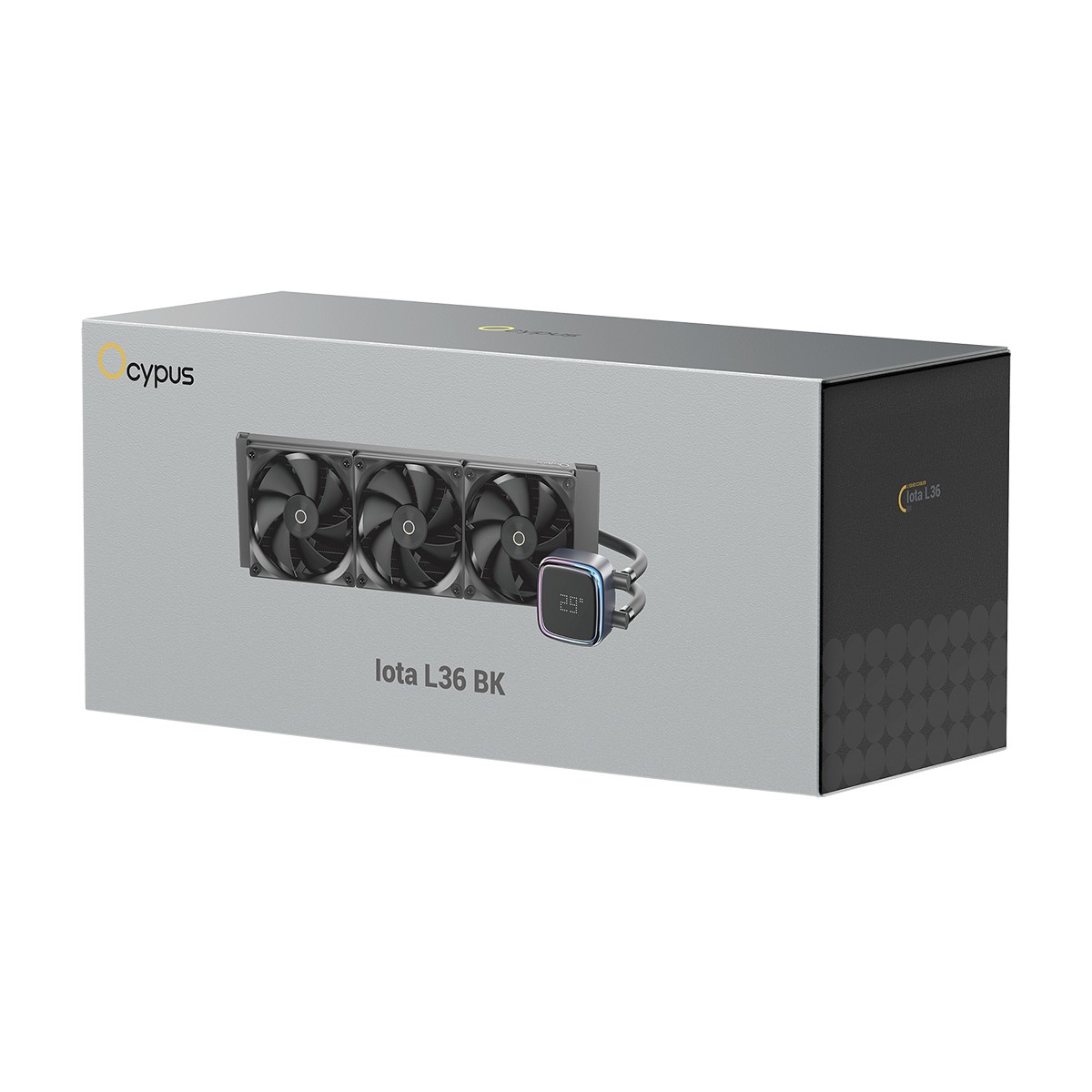 Water Cooler Ocypus Iota L36, 360mm, Com Display Digital, Intel-AMD, Preto