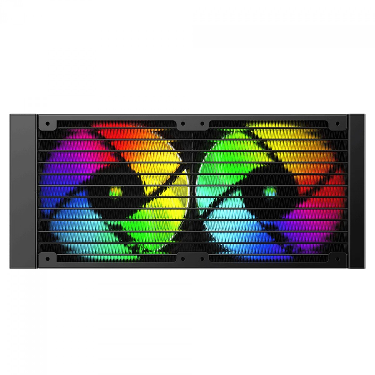 Water Cooler PCYES Duley Black Vulcan, ARGB, 240mm, Intel-AMD, Com Display, Preto, ZT07-ARGB-240B