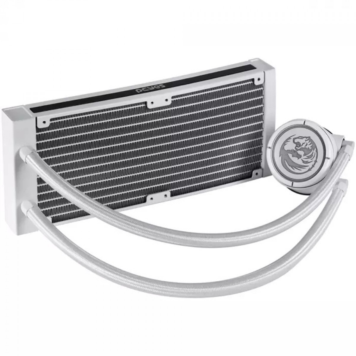 Water Cooler PCYES NIX 2, 240mm, ARGB, Intel-AMD, White, PCYWCNIX240W