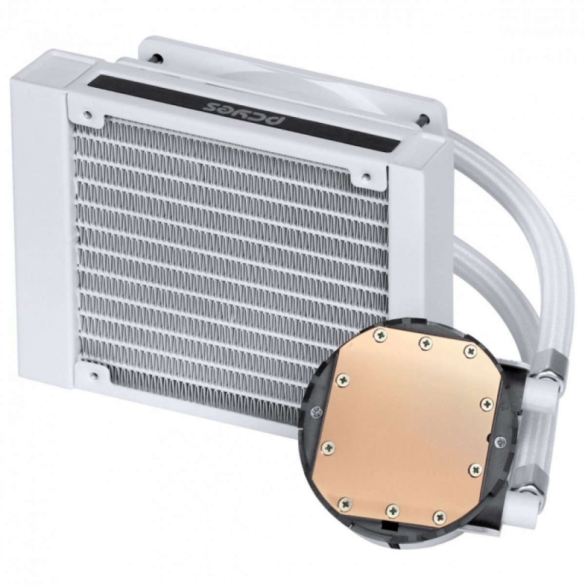 Water Cooler PCYes NIX 2 White, ARGB, 120mm, Intel-AMD, Compatível com LGA 1700, PCYWCNIX120W