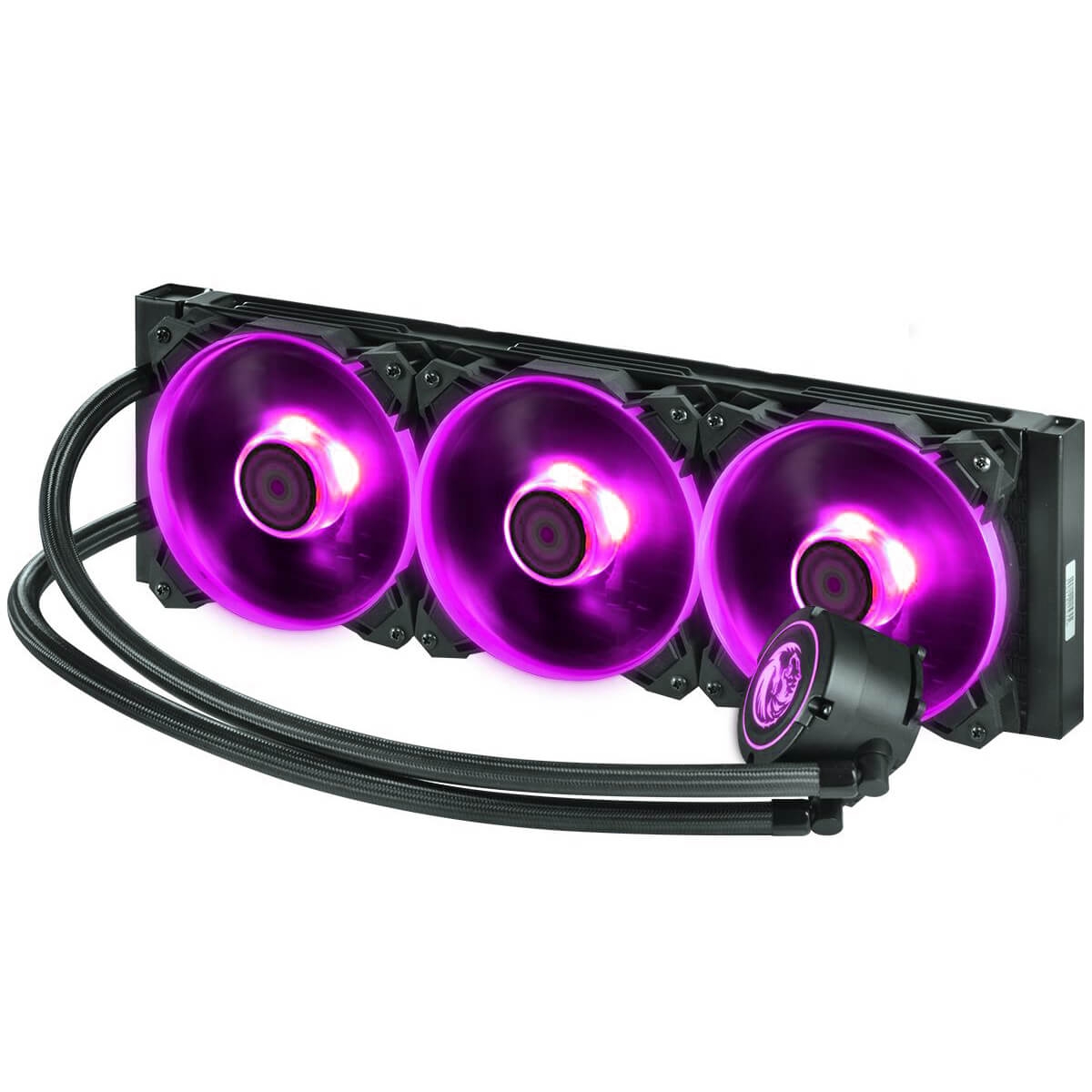 Water Cooler PCYES Nix, RGB 360mm, Intel-AMD, PWC360H40PTRGB