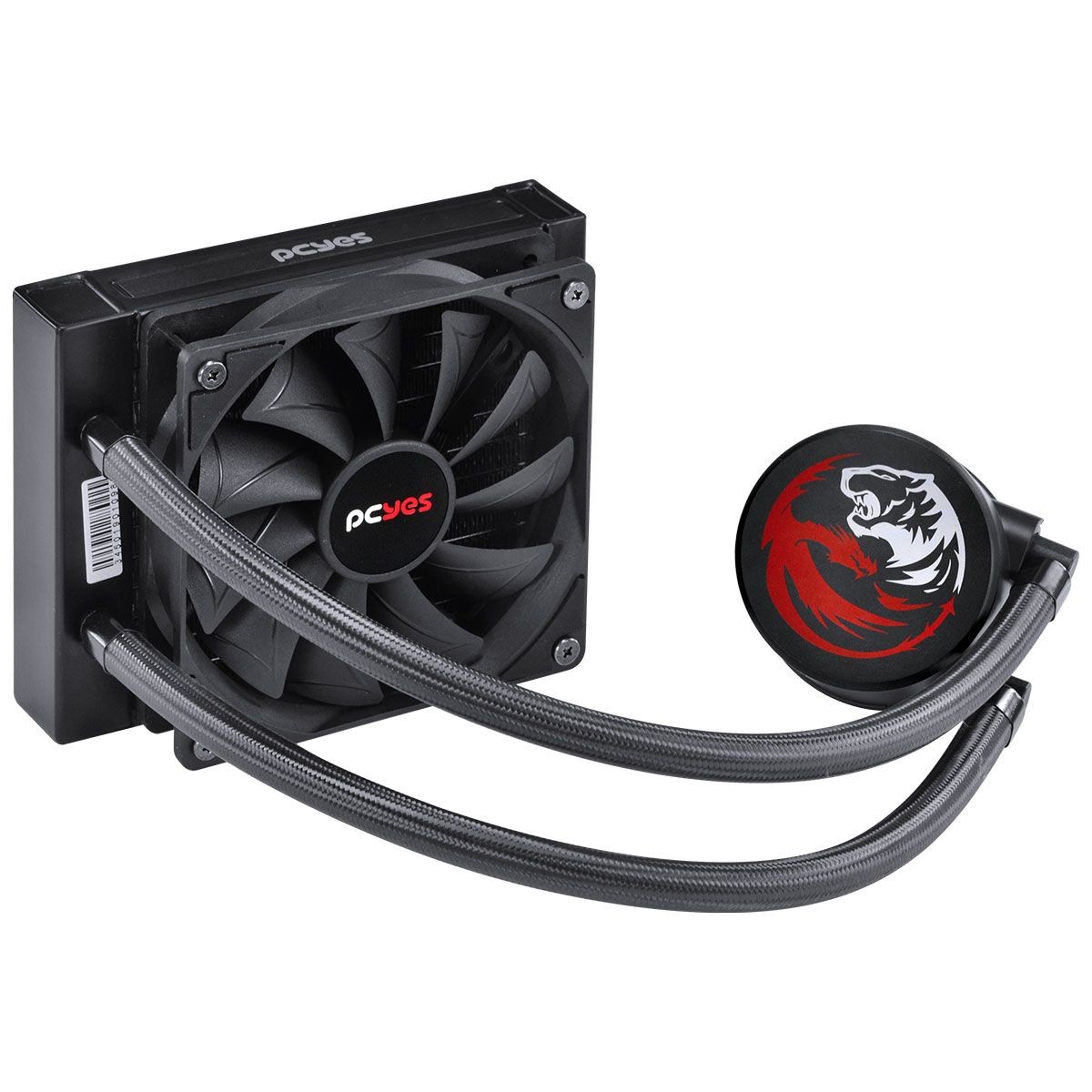 Water Cooler PCYes Sangue Frio 2, 120mm, Intel-AMD, Compatível com LGA 1700, PSF2120H33PTSL