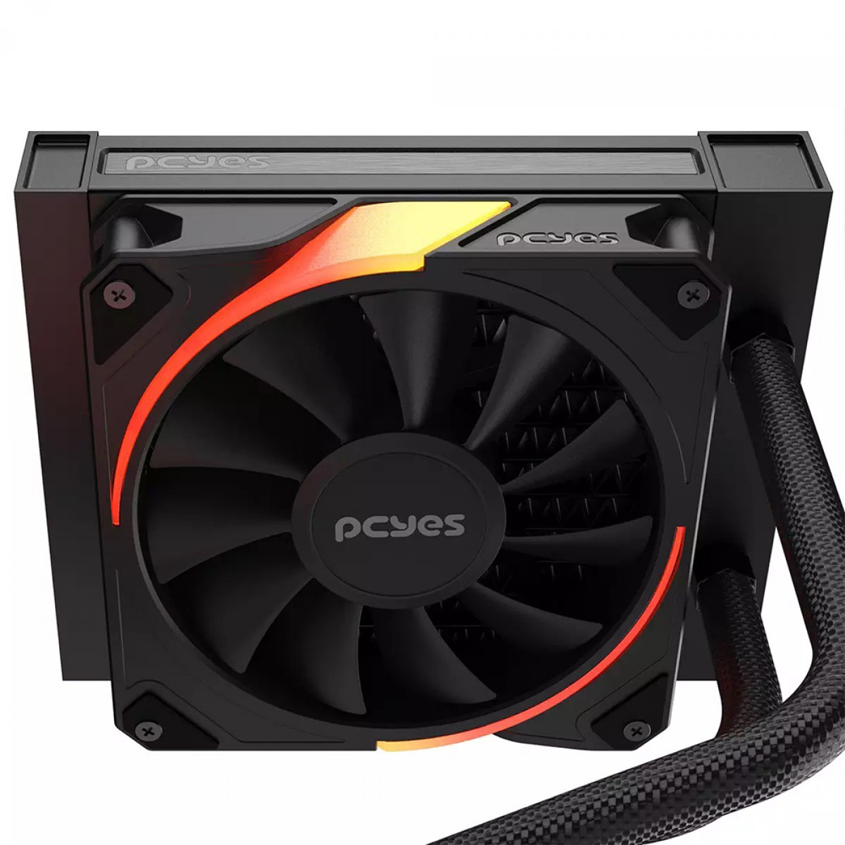 Water Cooler PCYES Sangue Frio 3 ARGB Black Vulcan, 120mm, Intel-AMD, Preto, ARGBSF3120BR - Open Box