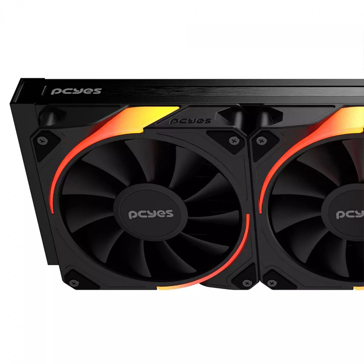Water Cooler PCYES Sangue Frio 3 ARGB Black Vulcan, 240mm, Intel-AMD, Preto, ARGBSF3240BR