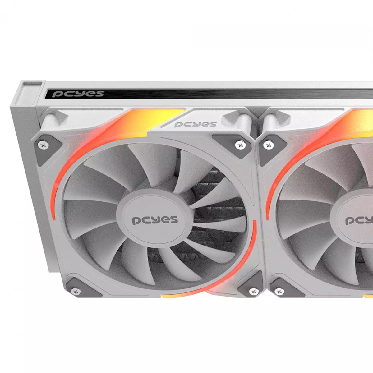 Water Cooler PCYES Sangue Frio 3 ARGB White Ghost, 360mm, Intel-AMD, Branco, ARGBSF3360WGBR