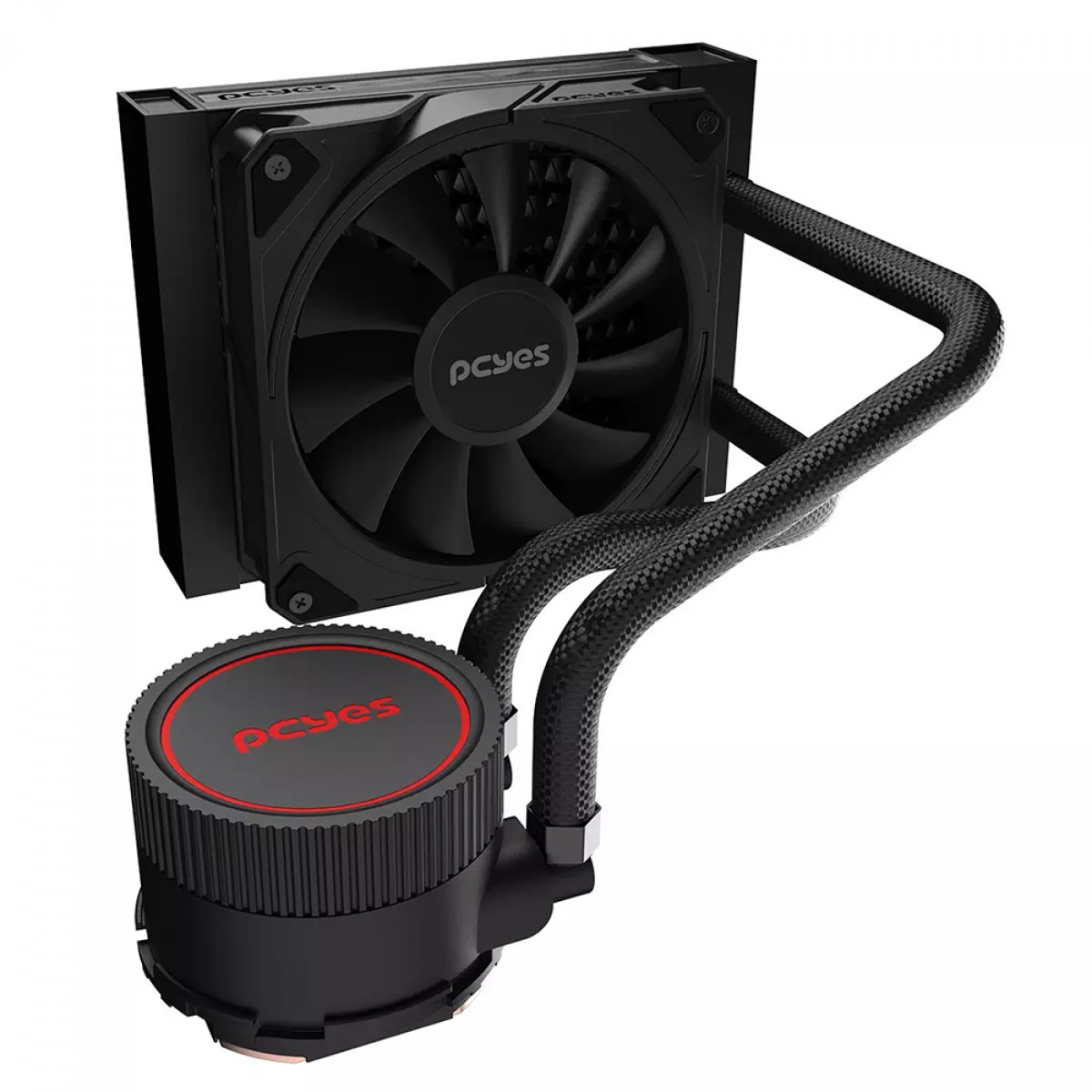Water Cooler PCYES Sangue Frio 3 Black Vulcan, 120mm, Intel-AMD, Preto, WCSF3120BR