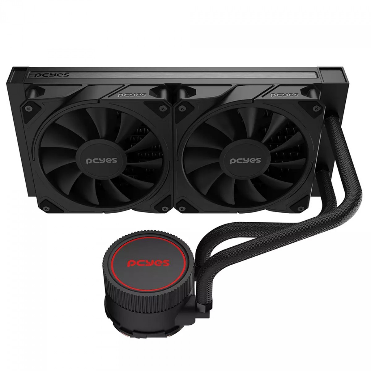 Water Cooler PCYES Sangue Frio 3 Black Vulcan, 240mm, Intel-AMD, Preto, WCSF3240BR