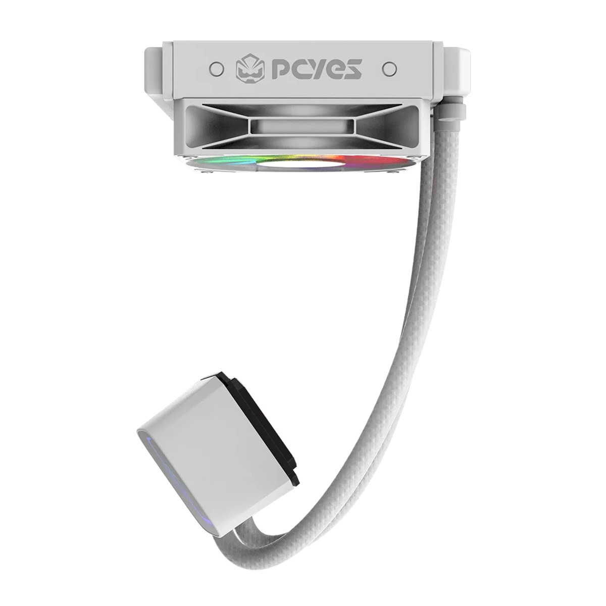 Water Cooler PCYES Tundra White Ghost, ARGB, 120mm, Intel-AMD, Branco, WCTWG120