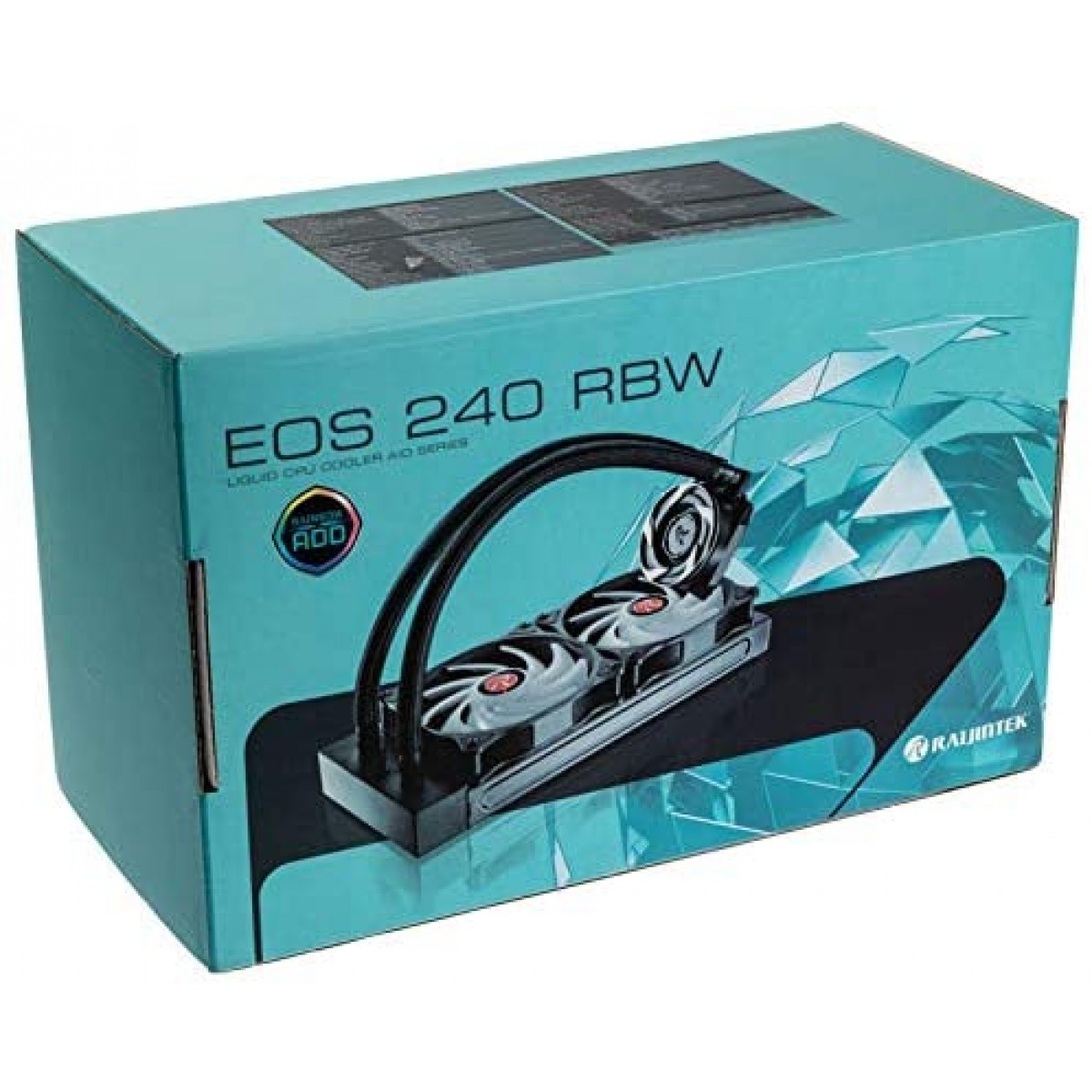 Water Cooler Raijintek EOS 240 RBW, 240mm, ARGB, Intel-AMD, 0R10B00174