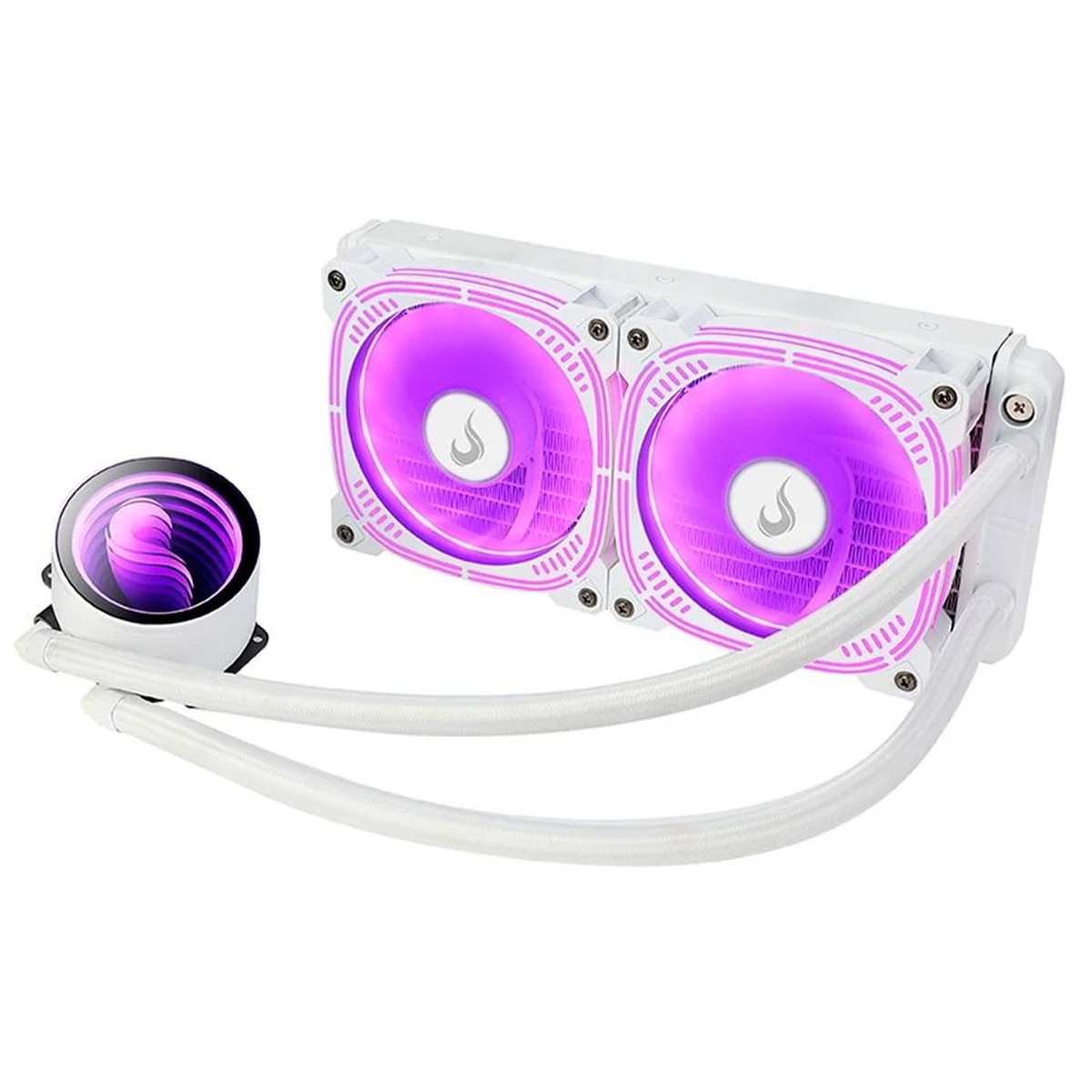 Water Cooler Rise Mode Aura Frost Pro, ARGB, 240mm, Intel-AMD, Branco, RM-WCZ-06-ARGB