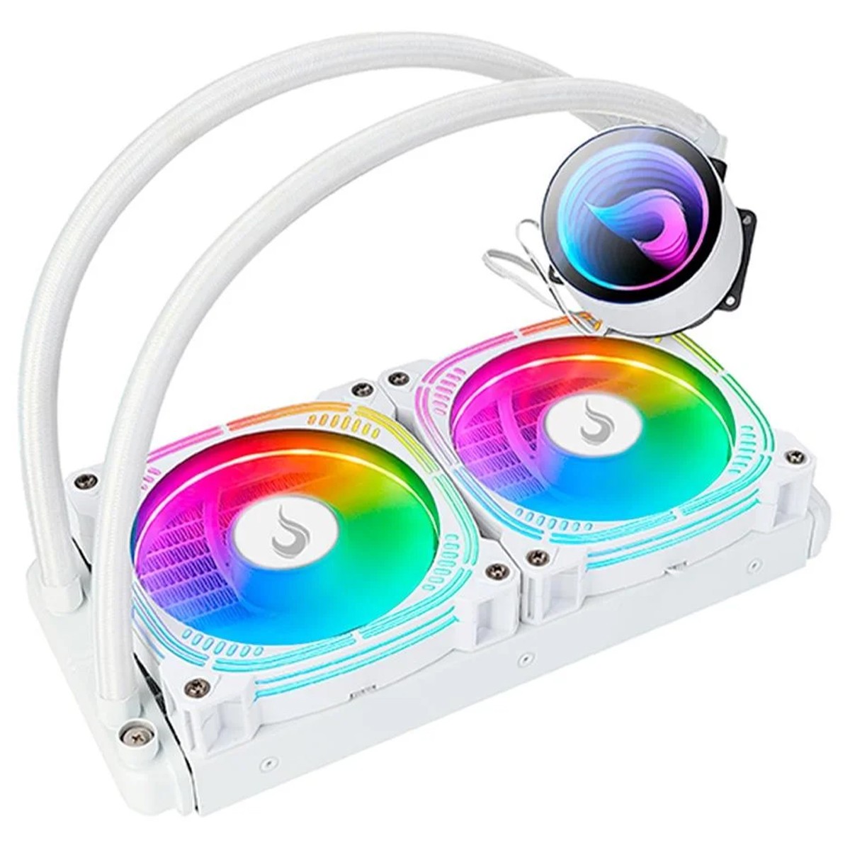 Water Cooler Rise Mode Aura Frost Pro, ARGB, 240mm, Intel-AMD, Branco, RM-WCZ-06-ARGB