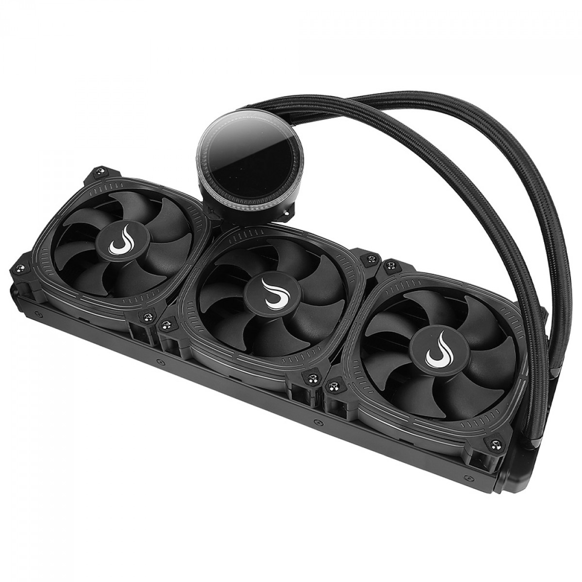 Water Cooler Rise Mode Aura Ice Black, ARGB, 360mm, Intel-AMD, Preto, RM-WAIB-06-ARGB