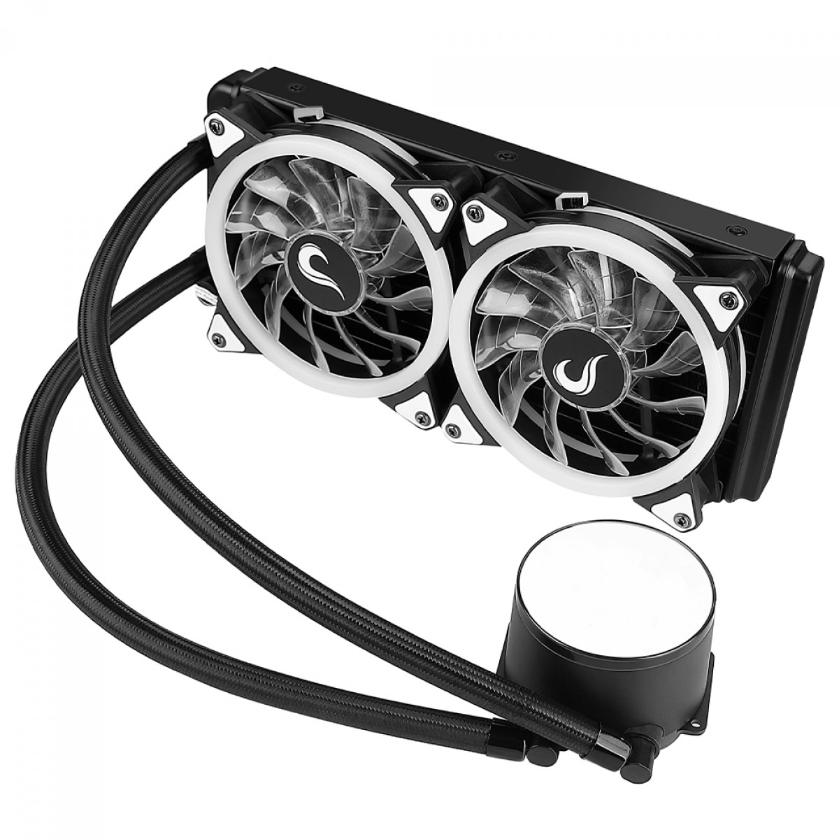 Water Cooler Rise Mode Black, ARGB, 240mm, Intel-AMD, Preto, RM-WCB-04-ARGB