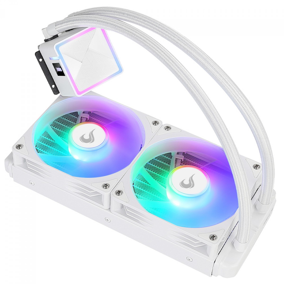 Water Cooler Rise Mode Frost, Rainbow, 240mm, Intel-AMD, Branco, RM-WCZ ...