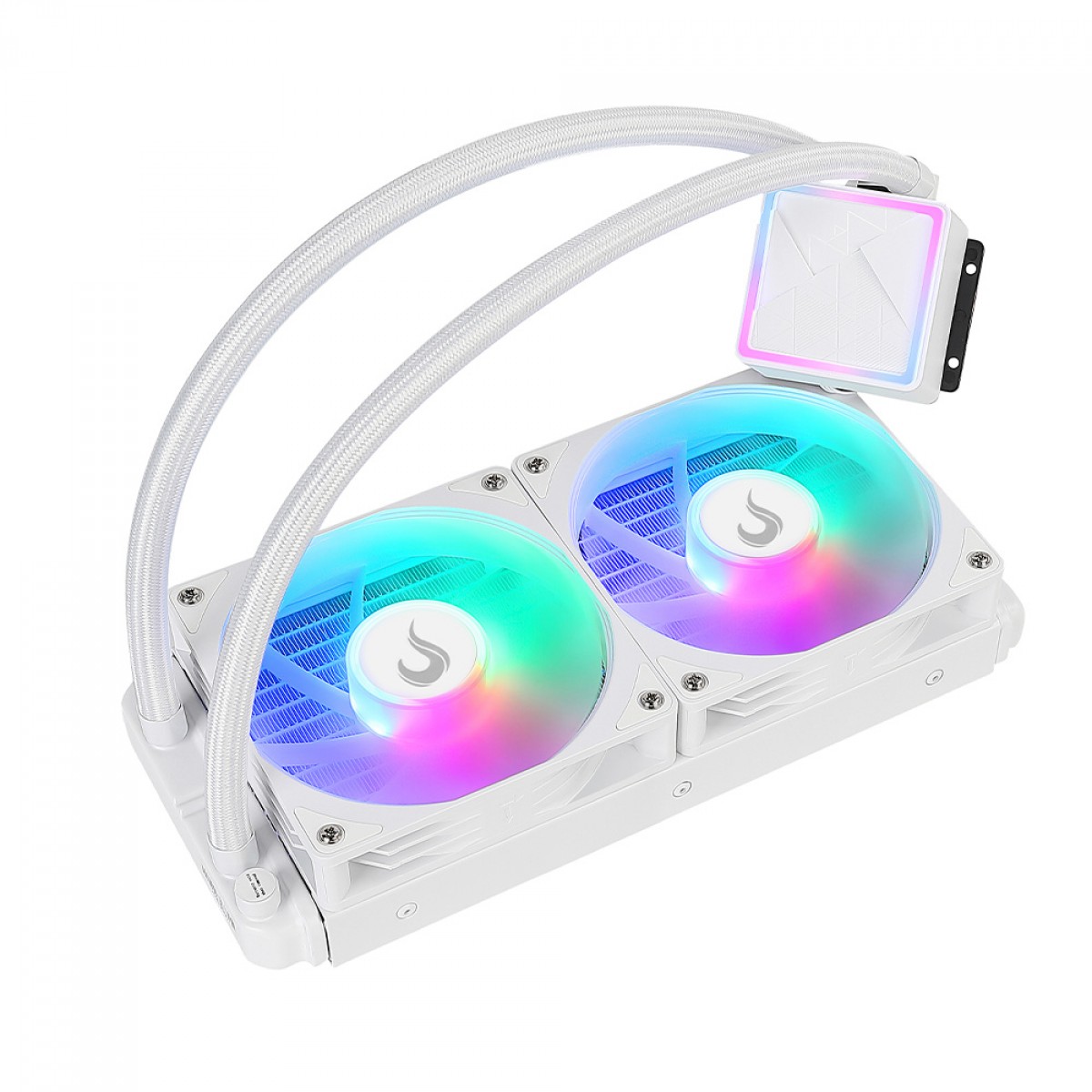 Water Cooler Rise Mode Frost, Rainbow, 240mm, Intel-AMD, Branco, RM-WCZ ...