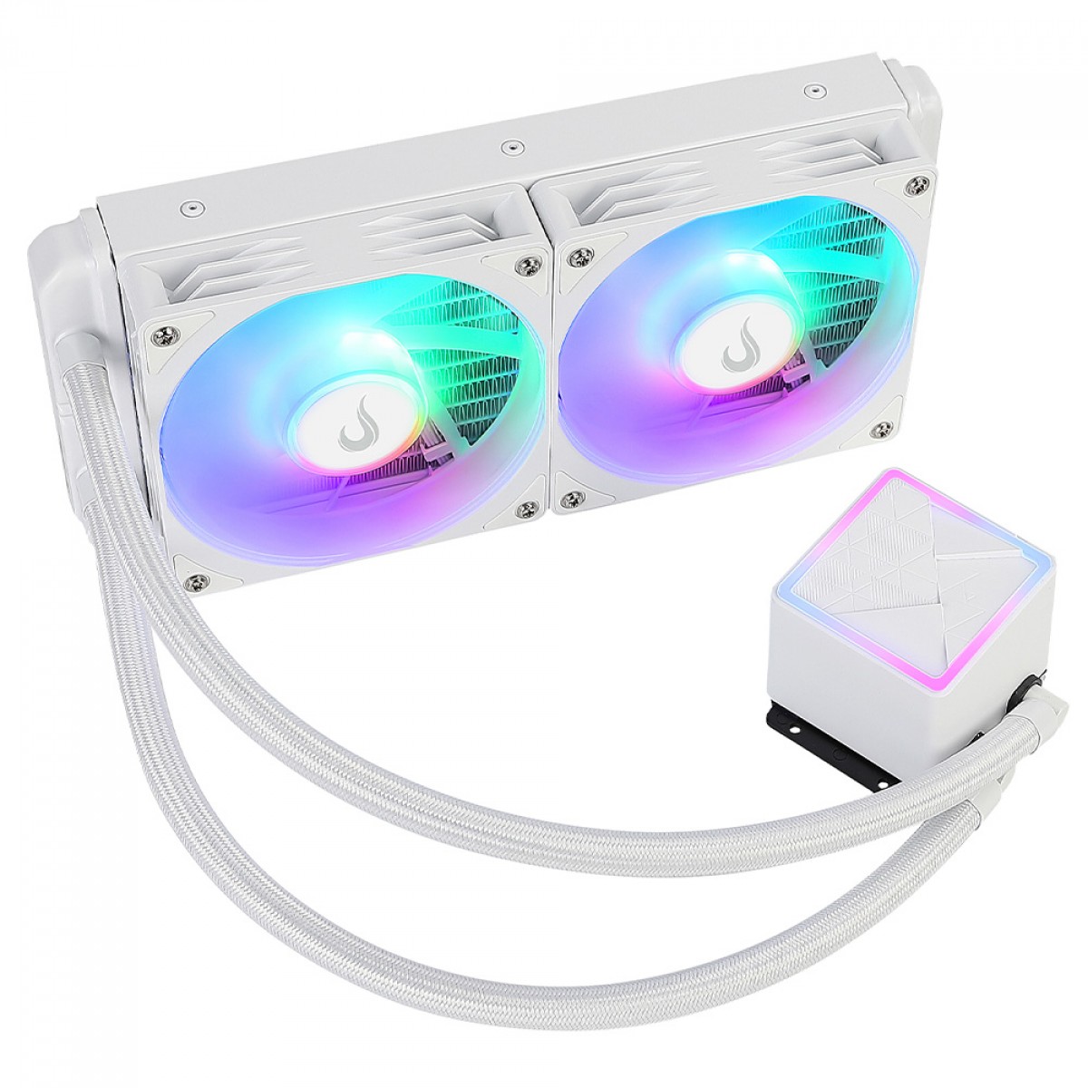 Water Cooler Rise Mode Frost, Rainbow, 240mm, Intel-AMD, Branco, RM-WCZ ...