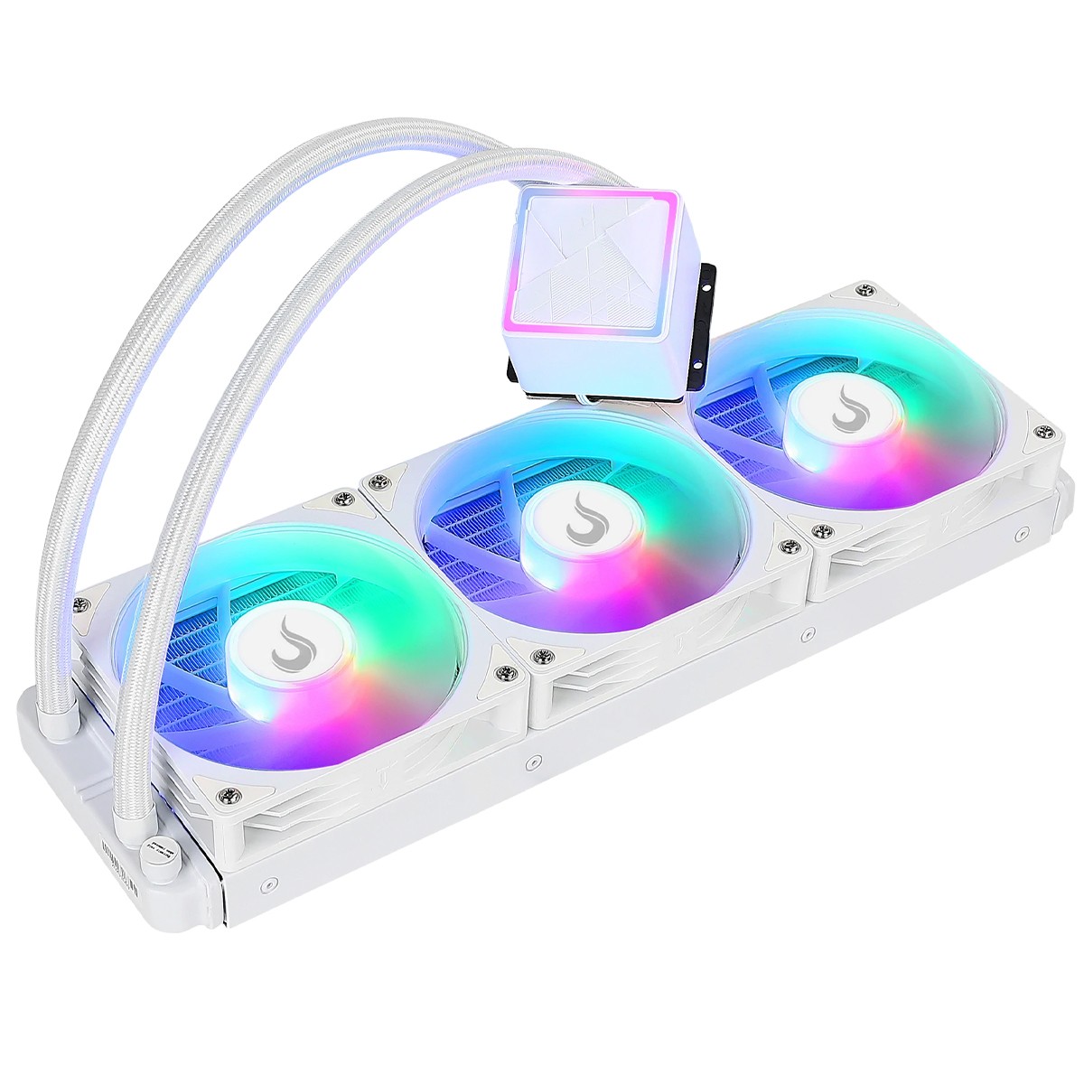 Water Cooler Rise Mode Frost, Rainbow, 360mm, Intel-AMD, Branco, RM-WCF-04-RBW