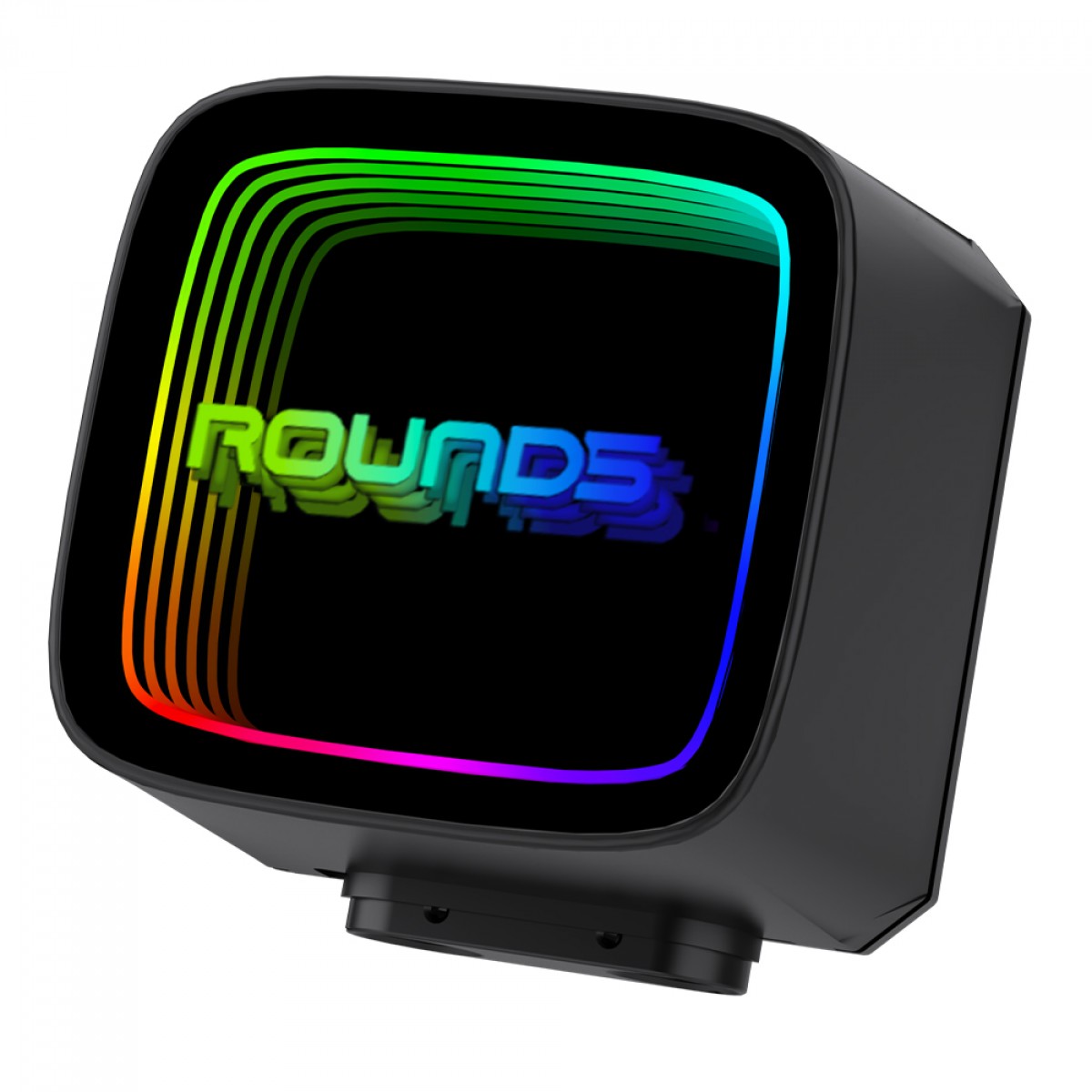 Water Cooler Round5 Eurus Black, ARGB, 240mm, Intel-AMD, PWM, Preto, R5-WC-EURUS-240B-2230