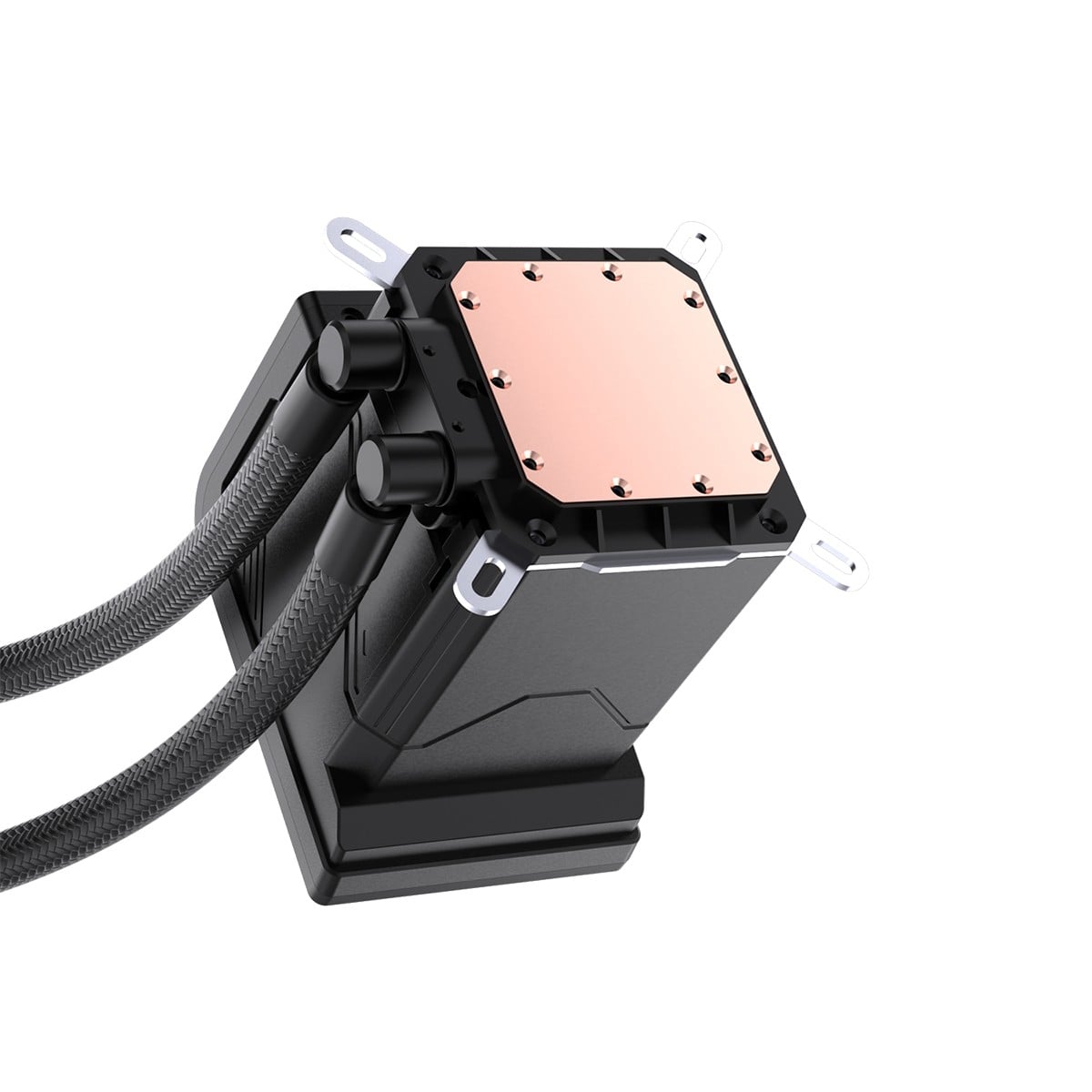 Water Cooler Round5 Horizon Black, 360mm, Com Display Curvo, ARGB, Intel-AMD, PWM, Preto, R5-WC-HORIZON-360B-2283