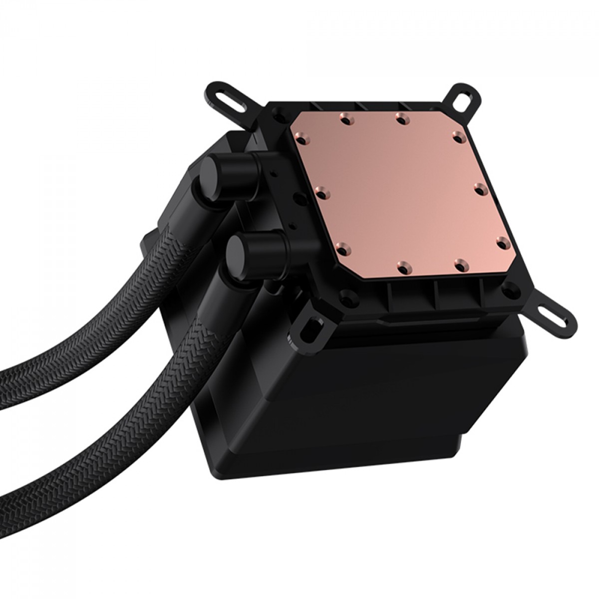 Water Cooler Round5 Zephyro Black, ARGB, 240mm, Com Display LCD, Intel-AMD, PWM, Preto, R5-WC-ZEPHYRO-240B-2222