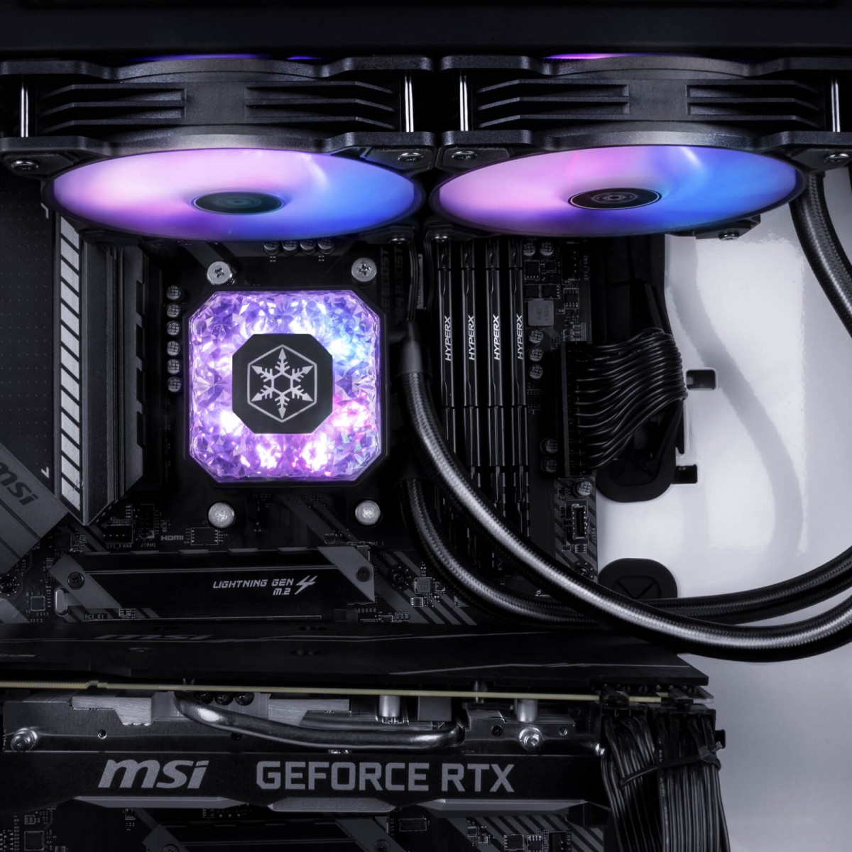 Water Cooler SilverStone IceGem 240P, 240mm, Intel-AMD, SST-IG240P-ARGB