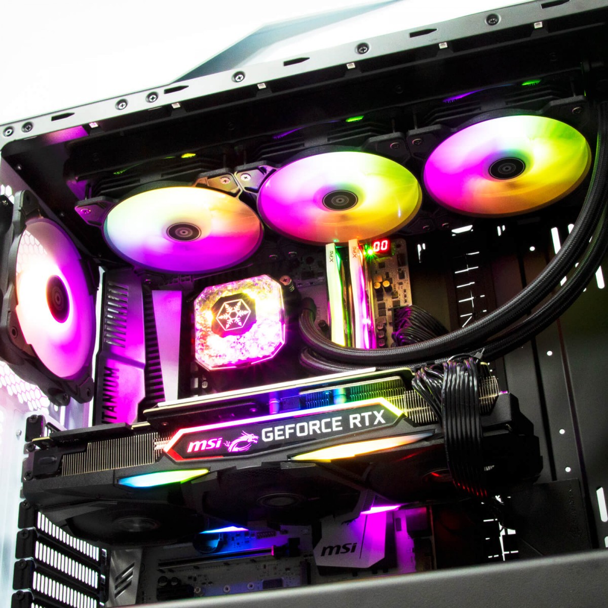 Water Cooler SilverStone IceGem 360, 360mm, Intel-AMD, SST-IG360-ARGB