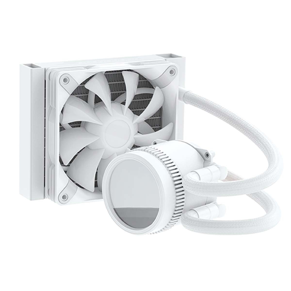 Water Cooler SuperFrame ISENGARD, ARGB, 120mm, Intel-AMD, Controladora, White, SF-W120W