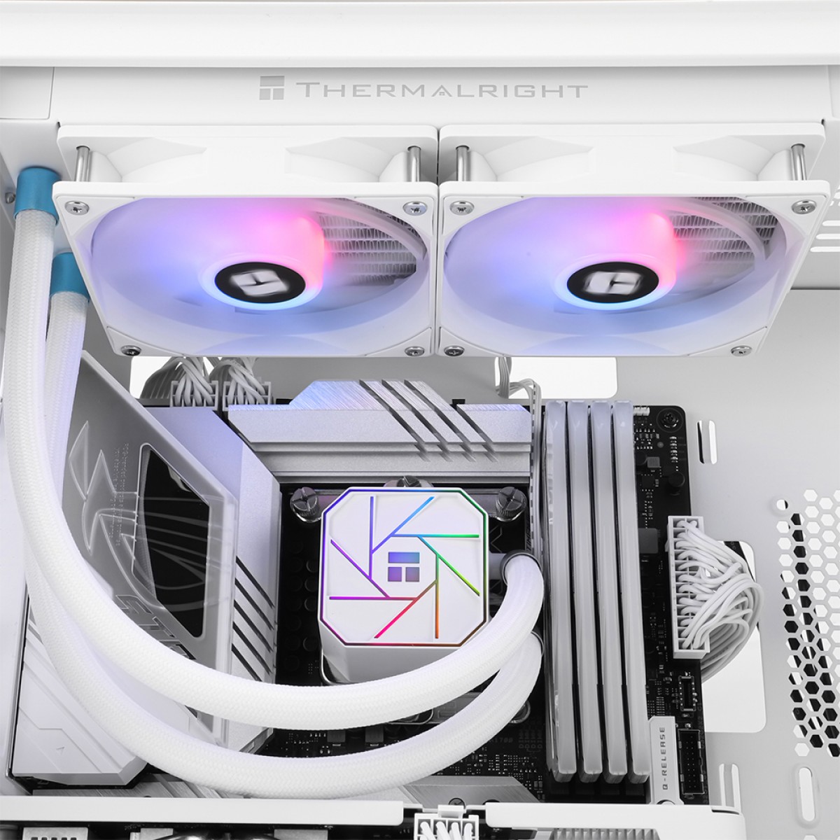Water Cooler Thermalright Aqua Elite 240 White V3, 240mm, ARGB, Intel-AMD, Branco
