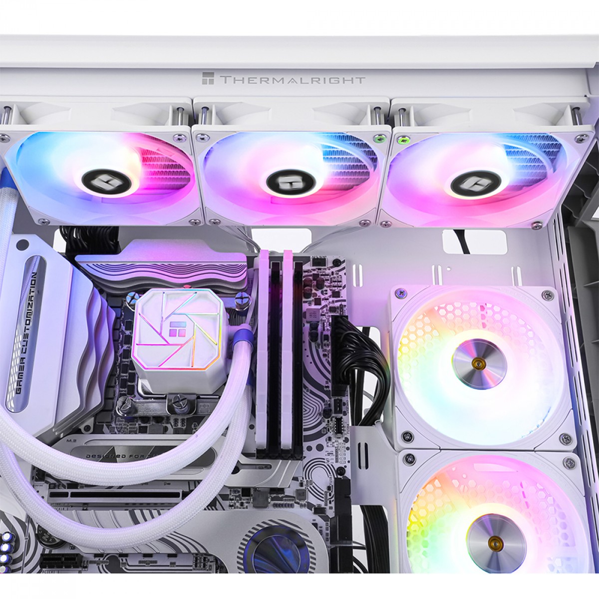 Water Cooler Thermalright Aqua Elite 360 V3, 360mm, ARGB, Intel/AMD, White