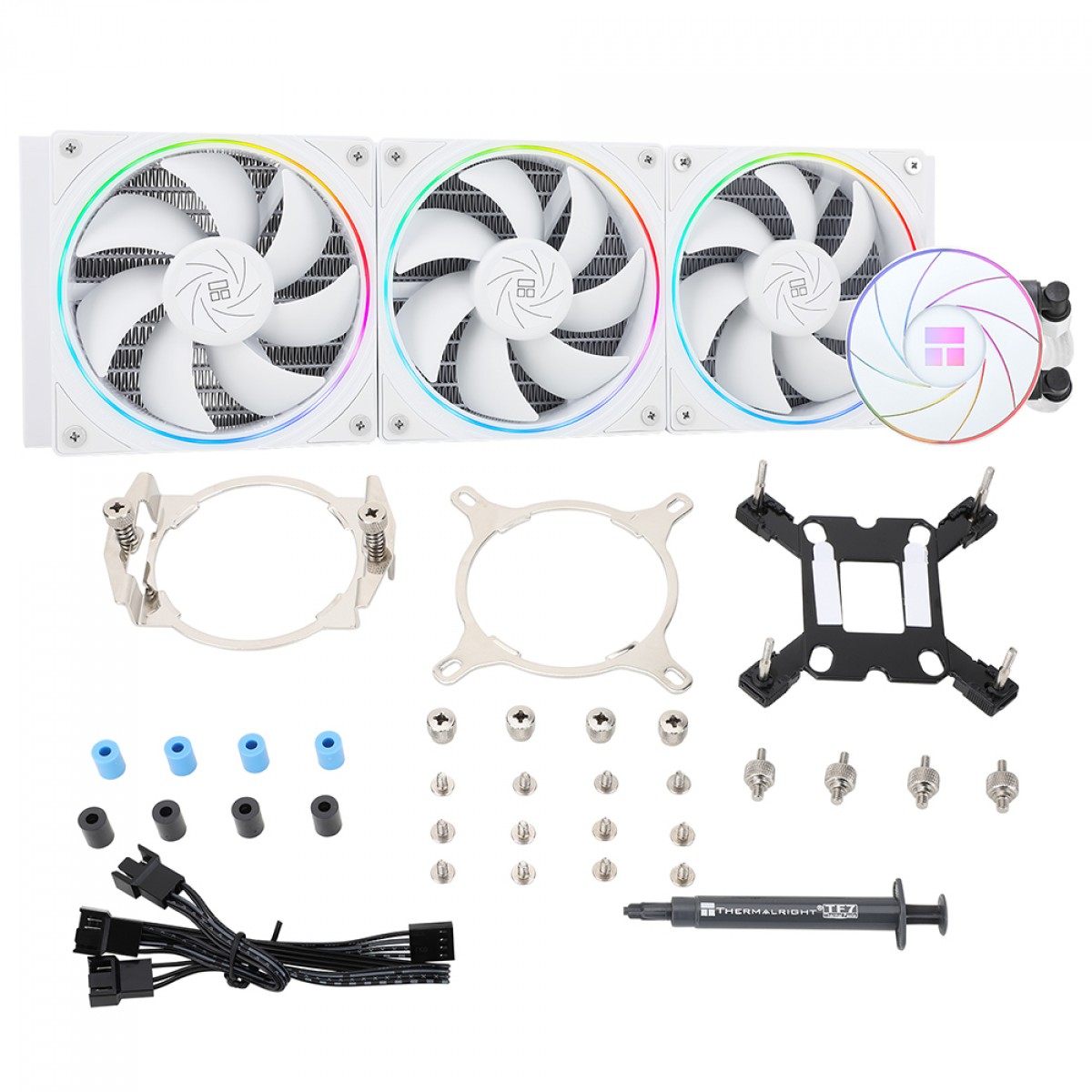 Water Cooler Thermalright Aqua Elite 360 White V2, 360mm, ARGB, Intel/AMD, Branco