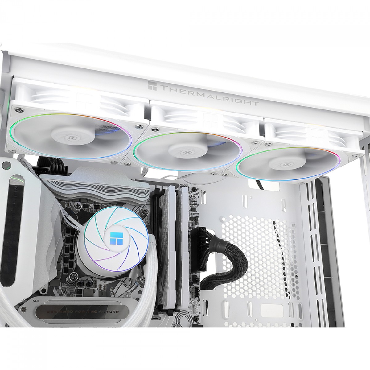 Water Cooler Thermalright Aqua Elite 360 White V2, 360mm, ARGB, Intel/AMD, Branco