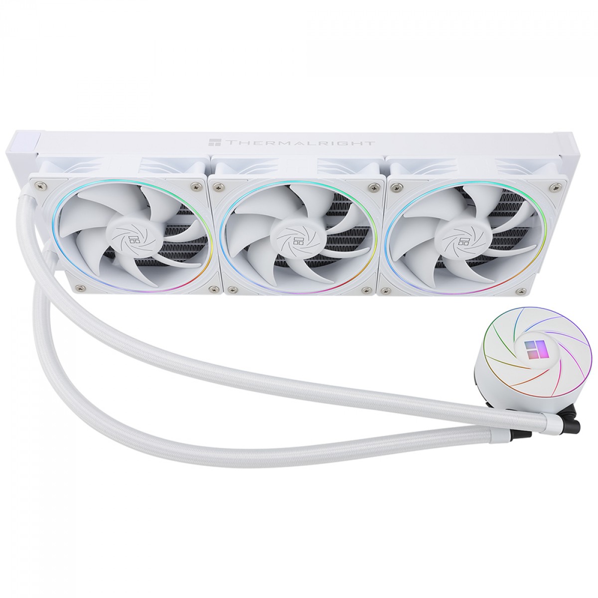 Water Cooler Thermalright Aqua Elite 360 White V2, 360mm, ARGB, Intel/AMD, Branco