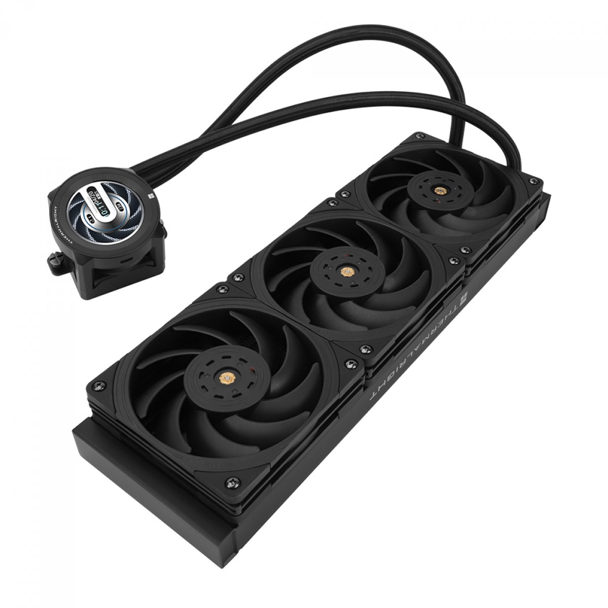 Water Cooler Thermalright Core Vision 360 Black, 360mm, Display LCD, Intel/AMD, Preto