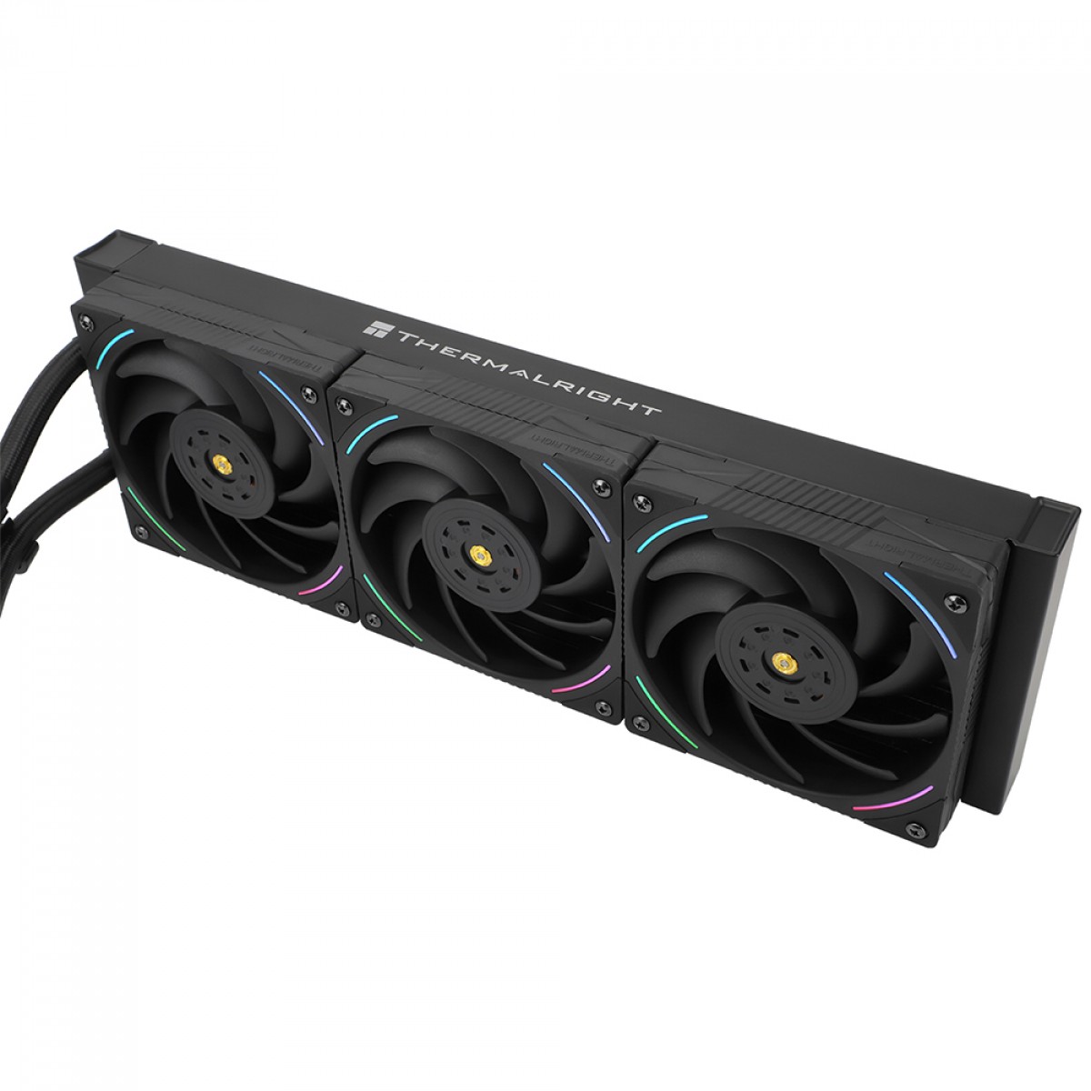 Water Cooler Thermalright Elite Vision 360 Black, 360mm, ARGB, Display LCD, Intel/AMD, Preto
