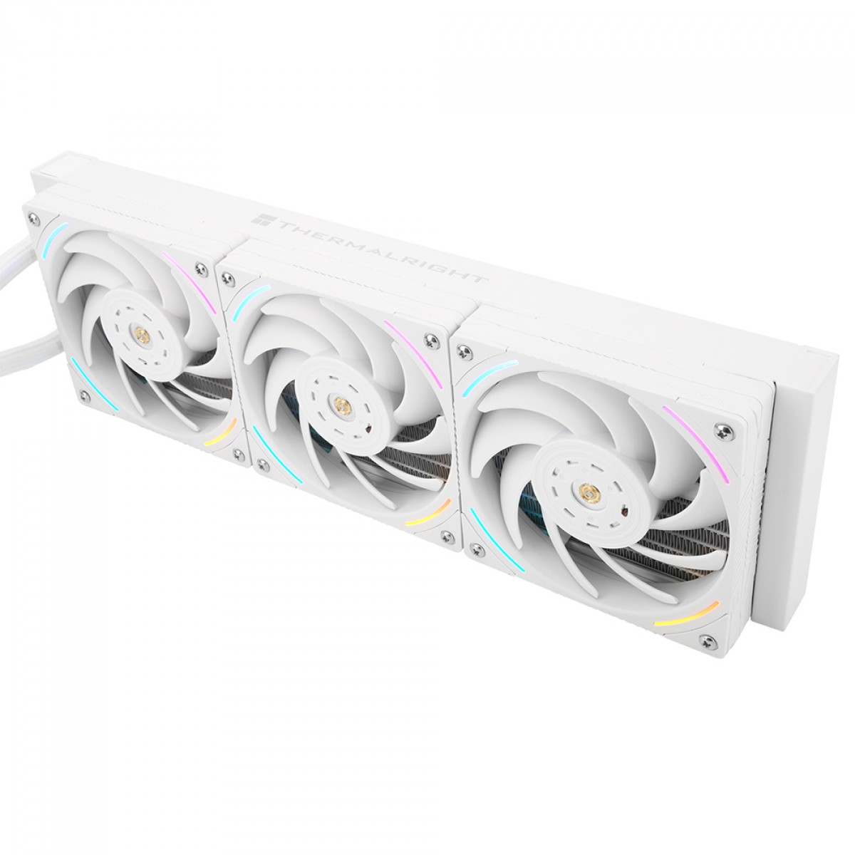 Water Cooler Thermalright Elite Vision 360 White, 360mm, ARGB, Display LCD, Intel/AMD, Branco