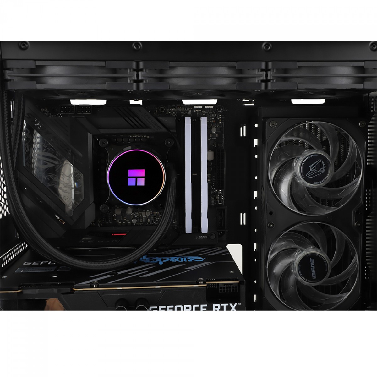 Water Cooler Thermalright Frozen Fusion 360 Black, 360mm, Display ARGB, Intel/AMD, Preto 