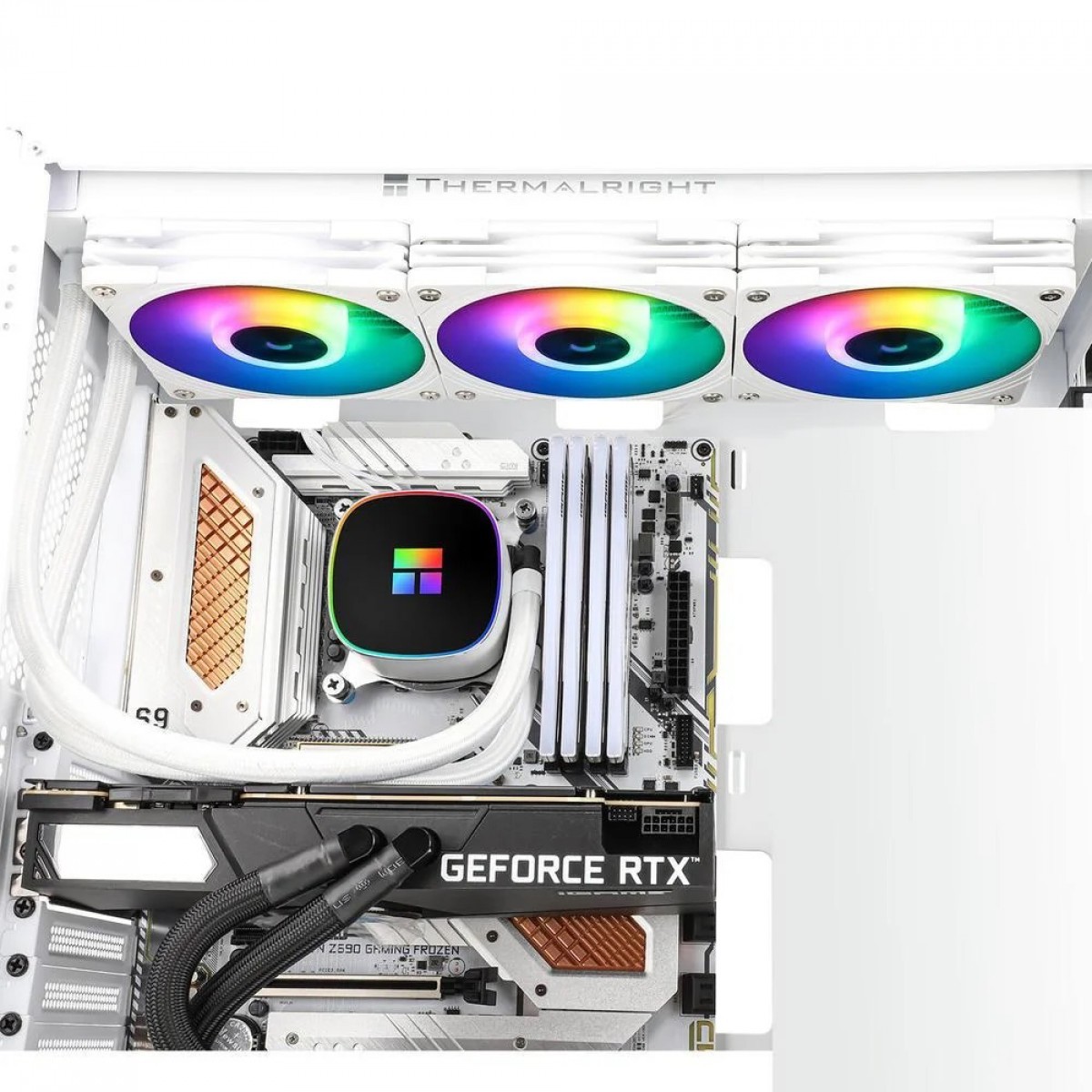 Water Cooler Thermalright Frozen Horizon 360 ARGB White, 360mm, Intel/AMD, Branco