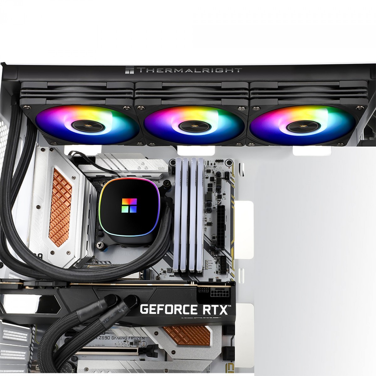 Water Cooler Thermalright Frozen Horizon 360 Black ARGB, 360mm, Intel/AMD, Preto